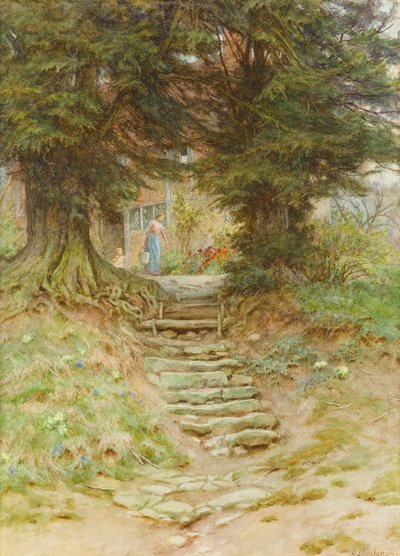Primavera a Crocken Hill, Kent da Helen Allingham