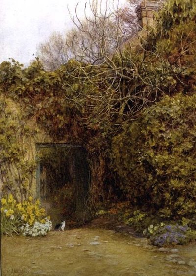La porta della latteria, Farringford, casa di Lord Tennyson da Helen Allingham