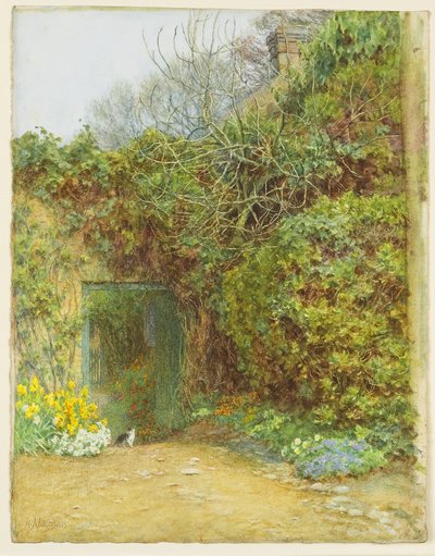 La Porta della Latteria, Farringford, Casa di Lord Tennyson, c.1890 da Helen Allingham