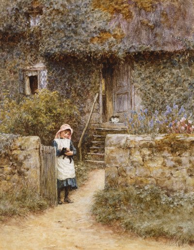 Il cancello del giardino da Helen Allingham