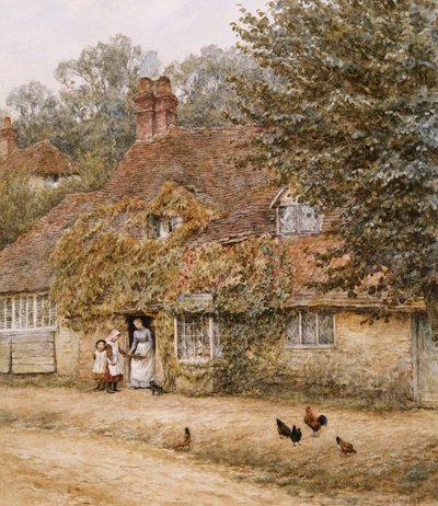 La vecchia pescheria, Haslemere da Helen Allingham