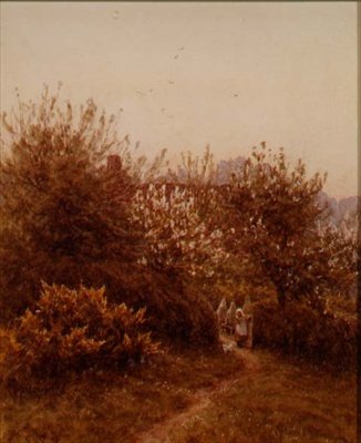 Il Frutteto in Primavera da Helen Allingham