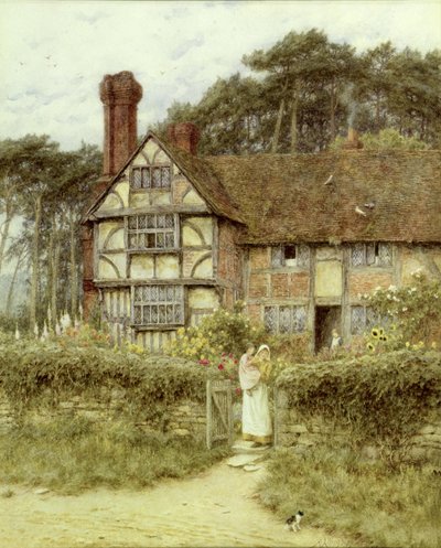 Unstead Farm, Godalming da Helen Allingham