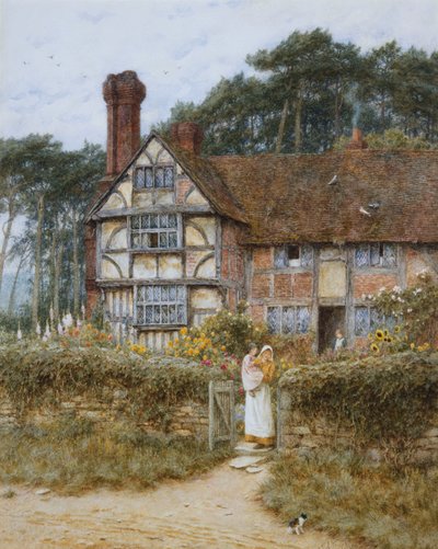 Fattoria Unstead, Godalming da Helen Allingham