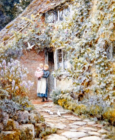 Vine Cottage da Helen Allingham