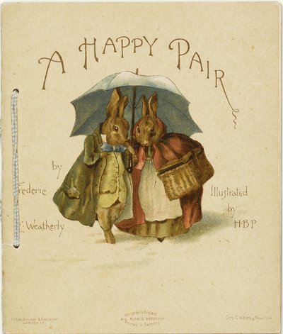 Illustrazione per A Happy Pair di Frederick Weatherly da Helen Beatrix Potter