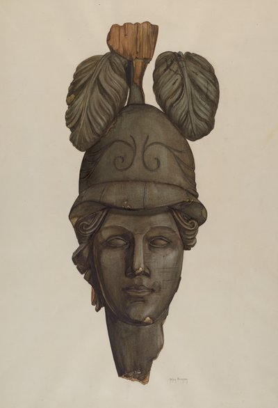 Testa da una Statua: Minerva da Helen Bronson
