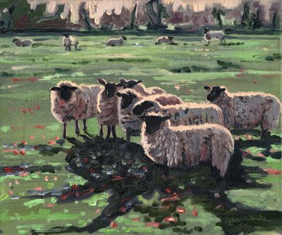 Gregge curioso I, 2009 da Helen White
