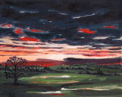 Tramonto invernale, 2008 da Helen White