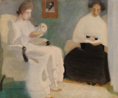 Ragazze che leggono, 1907 da Helene Schjerfbeck