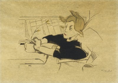 Il convalescente; Konvalescenten da Helene Schjerfbeck