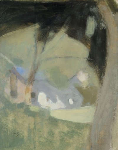 La composizione della vecchia birreria, 1918 da Helene Schjerfbeck