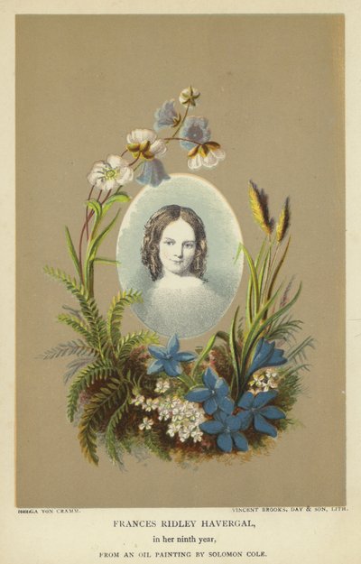 Frances Ridley Havergal, al suo nono anno da Helga von Cramm
