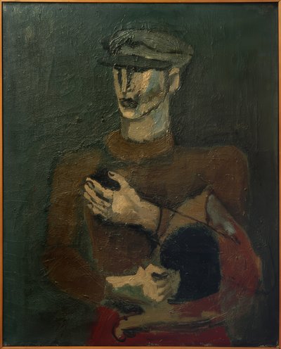 Giovane uomo con berretto a sei pence da Helmut Kolle