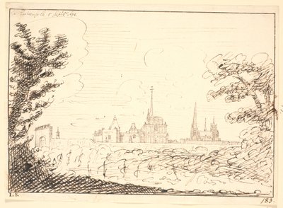 Prospetto di Notre-Dame-de-la-Miséricorde, Bordeaux da Hem