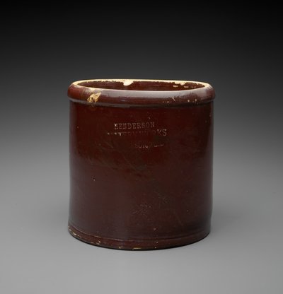 Vaso, c. 1890-1894 da Henderson Pottery Works Henderson Pottery Works