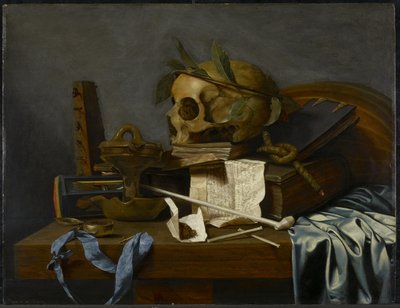 Natura morta (Vanitas), c.1637 da Hendrick Andriessen