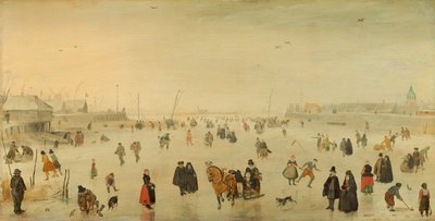 Una scena sul ghiaccio da Hendrick Avercamp