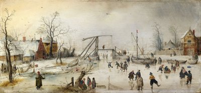 Scena sul ghiaccio da Hendrick Avercamp