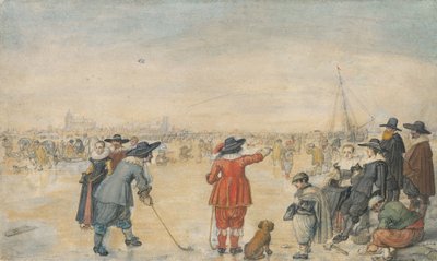 Giochi Invernali sul Fiume Ghiacciato Ijssel da Hendrick Avercamp