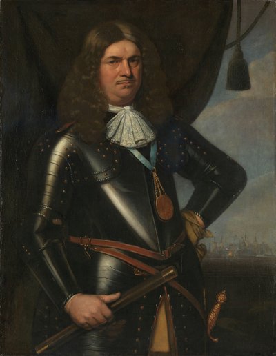 Adriaen Banckert (c 1620-1684), vice ammiraglio della Zelanda da Hendrick Berckman