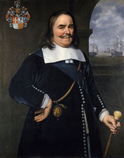 Michiel Adriaenszoon de Ruyter, Luogotenente-Ammiraglio-Generale delle Province Unite (1607-1676) da Hendrick Berckman