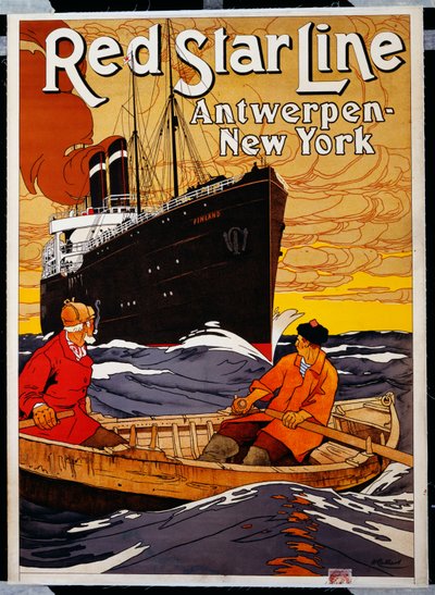 Red Star Line, c.1900 da Hendrick Cassiers