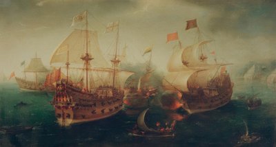 Battaglia navale da Hendrick Cornelisz. Vroom