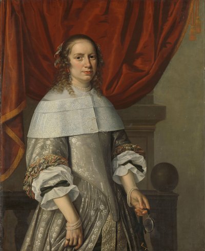 Ritratto di una donna da Hendrick Cornelisz van Vliet (attributed to)