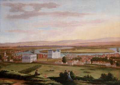Vista di Greenwich e della Queen
