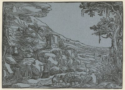 Paesaggio arcadico da Hendrick Goltzius (rejected attribution)
