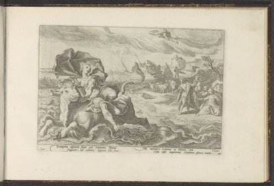 Il rapimento di Europa da Hendrick Goltzius (workshop of)