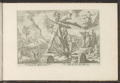 Età del ferro da Hendrick Goltzius (workshop of)