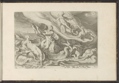 Giunone si lamenta con Teti e Oceano (Metamorfosi di Ovidio) da Hendrick Goltzius (workshop of)