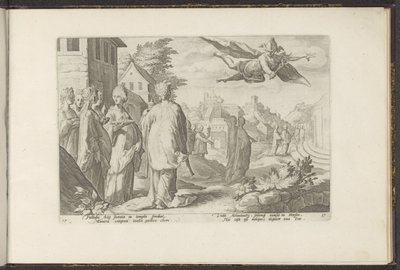 Mercurio si innamora di Erse da Hendrick Goltzius (workshop of)