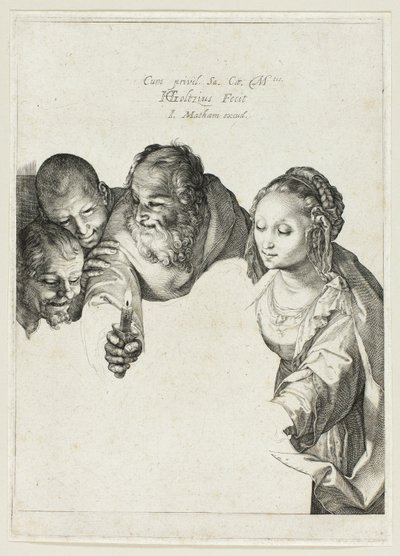 Adorazione dei pastori da Hendrick Goltzius
