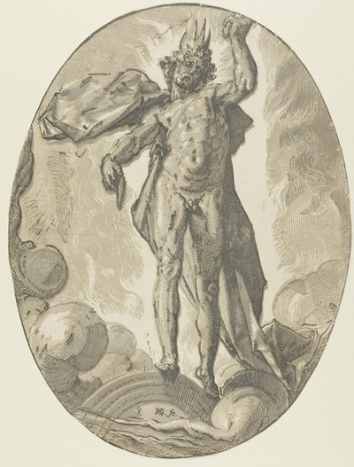Etere, tavola sei da Demogorgon e le Divinità da Hendrick Goltzius
