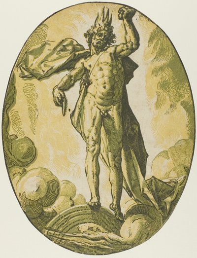 Etere, tavola sei da Demogorgon e le divinità da Hendrick Goltzius