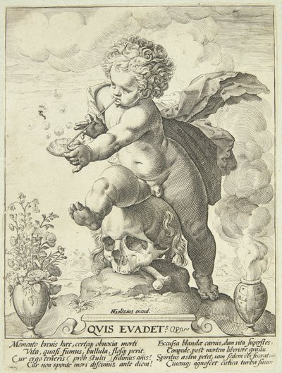 Allegoria della fugacità della vita ("Quis Evadet?") da Hendrick Goltzius