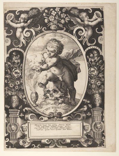 Allegoria della transitorietà (Quis Evadet) da Hendrick Goltzius