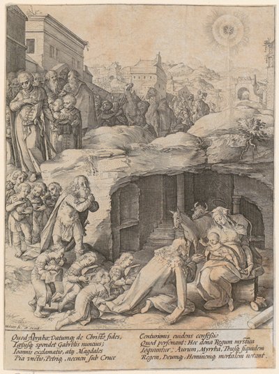 Adorazione dei Re Magi da Hendrick Goltzius