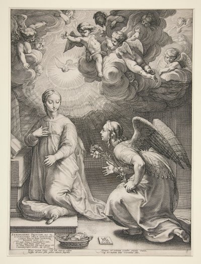 Annunciazione da Hendrick Goltzius