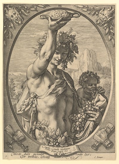 Bacco da Hendrick Goltzius