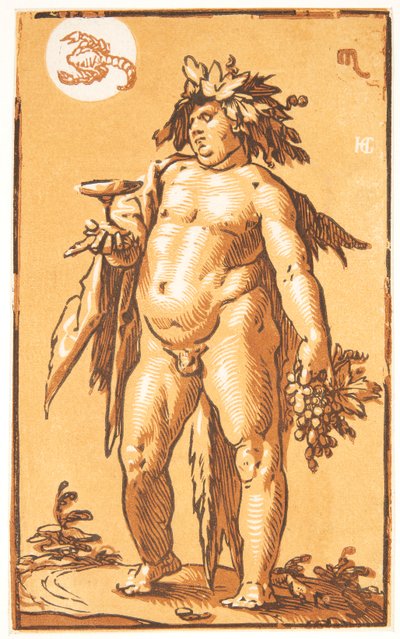 Bacchus da Hendrick Goltzius