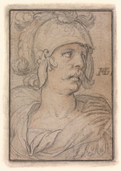 Busto di guerriero da Hendrick Goltzius