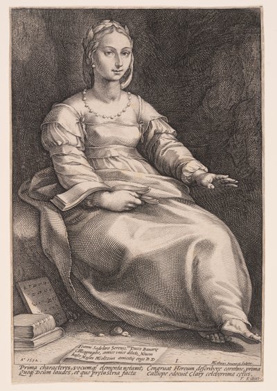Calliope, la musa della poesia epica e dell