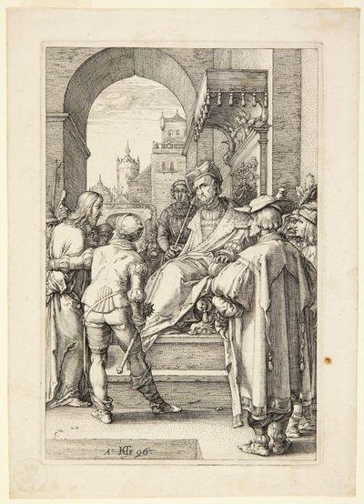 Cristo davanti a Pilato da Hendrick Goltzius