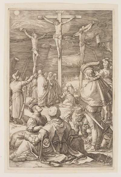 Cristo in croce, da La passione da Hendrick Goltzius