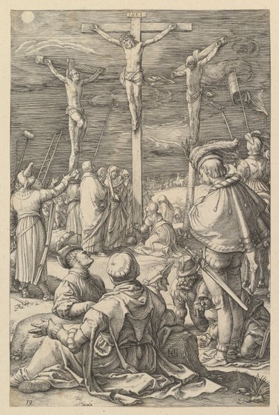 Cristo sulla croce, da «La Passione di Cristo» da Hendrick Goltzius
