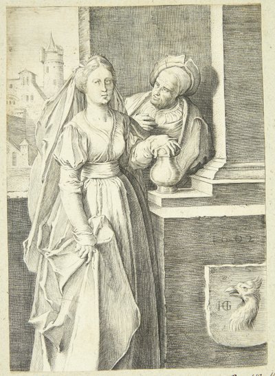 La coppia dispari da Hendrick Goltzius